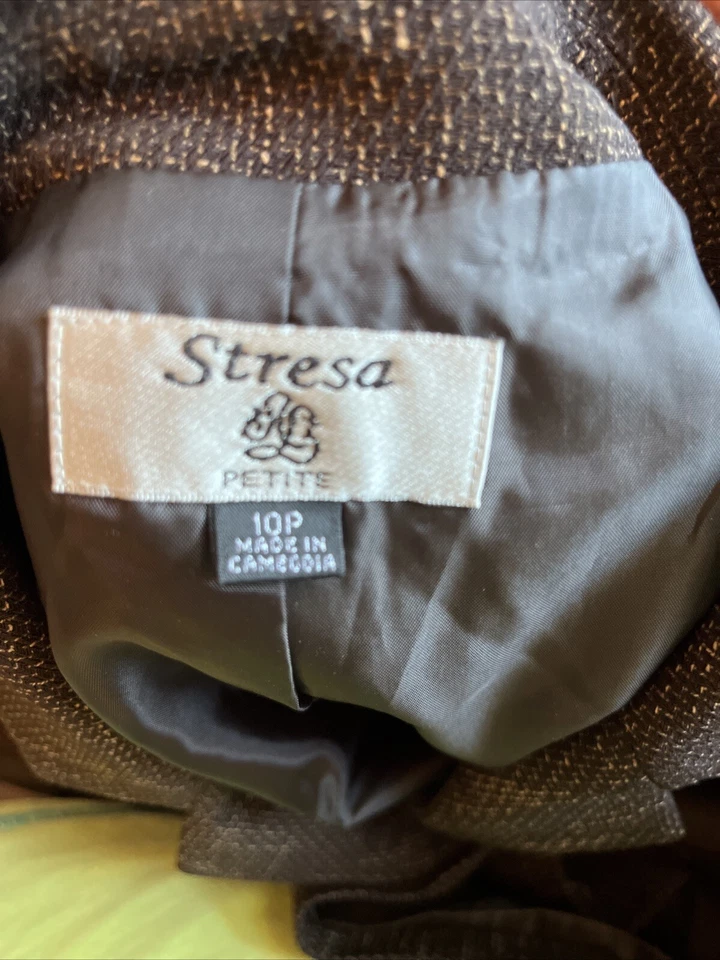 Vintage - Stresa petite - Traje falda forrada de poliéster - Talla 10P Foto 4 de 4