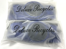 Lot of 2 Deluxe Recycles - Boat Zipper Bags - Blue - Trashcan for RV/ Boats