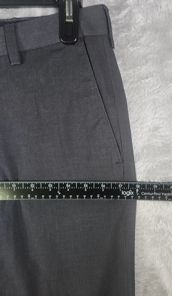 Pantalón MURANO 30X30 Gris Oscuro Recto Frente Plano Vestido Pantalones Oficina Foto 4 de 4