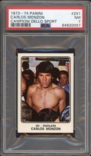 1973 Panini Carlos Monzon Campioni Dello Sport #291 PSA 7 Near Mint 
