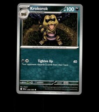 Krokorok - 058/086 - Black Bolt - Near Mint Non Holo Pokemon Card TCG