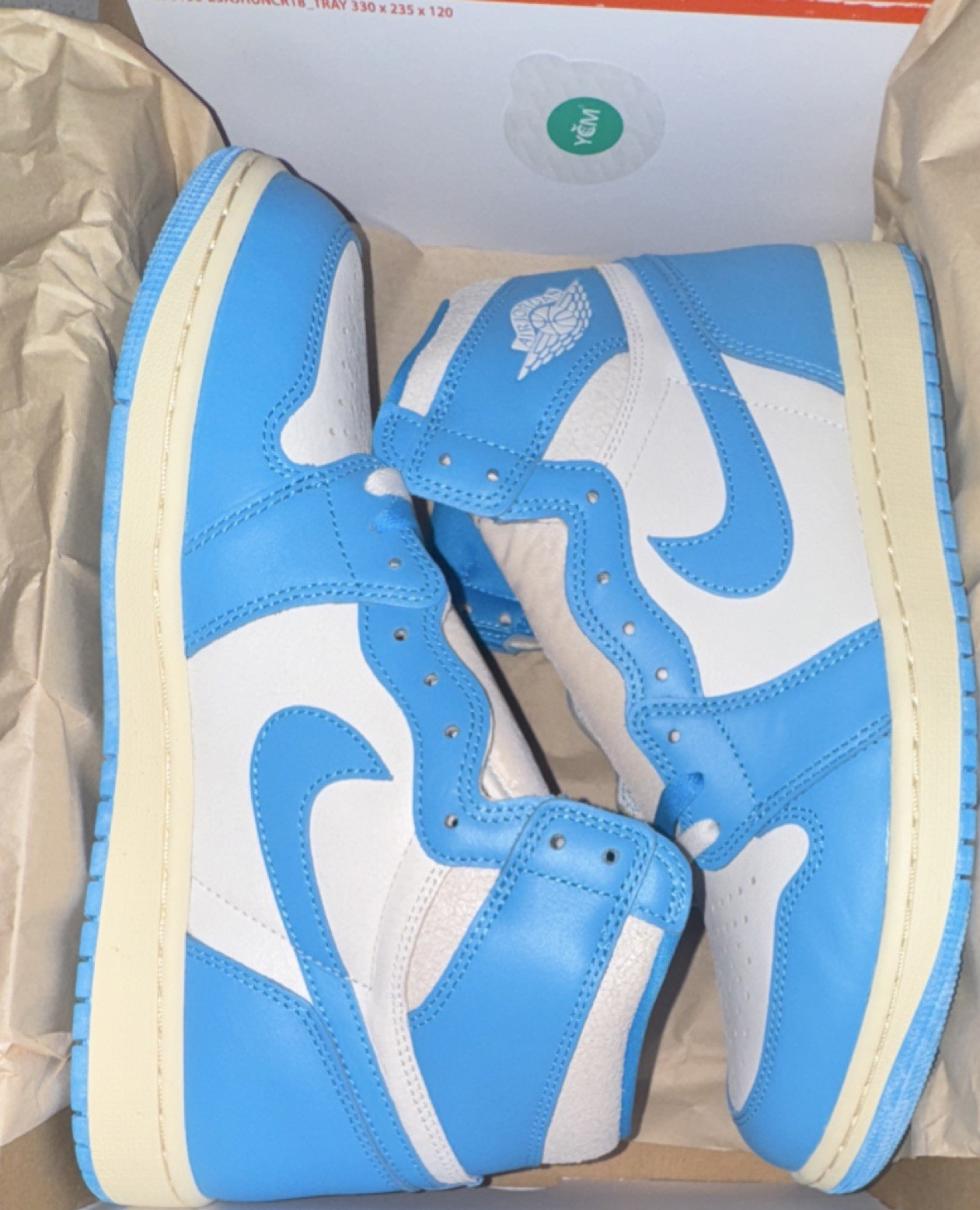 Jordan Air Jordan 1 Retro High OG Dark Powder Blue/Sail High Top 2025 DZ5485-402