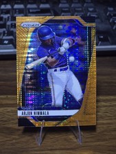 2025 Panini Prizm - Arjun Nimmala #87 Orange Pulsar Prizm /399 (RC)