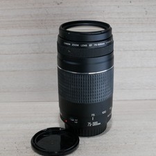 Canon EF 75-300mm f/4-5.6 III Telephoto Zoom Lens GOOD/TESTED 
