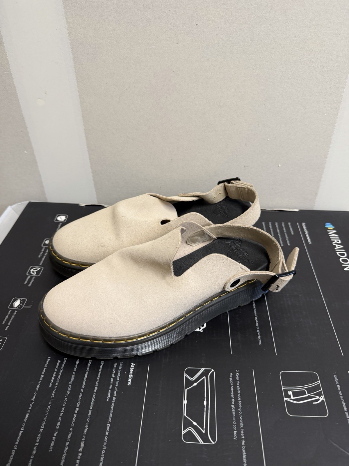 Dr. Martens Carlson Warm Sand Beige Clogs Women’s size 7 image 2