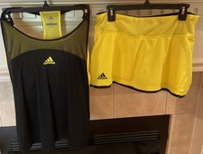 adidas Damska spódnica tenisowa „Climacool” (M) i top (L)