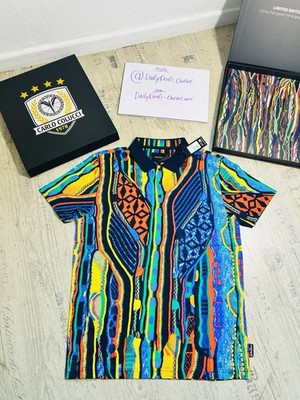  Neues Carlo Colucci T-Shirt Poloshirt Oberteil Sommer Designer Coogi Style