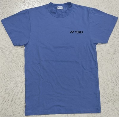 Yonex T Shirt Men s Small Blue Short Sleeve Casual Tennis Stylish Crew Neck Note