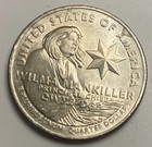 2022"P" Wilma Mankiller Quarter*High Grade*Struck Thru Grease Error*AU++ — photo 1