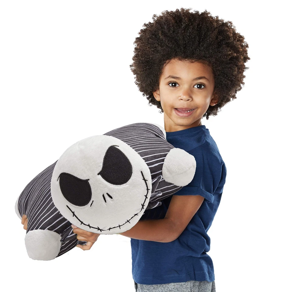 Pillow Pets Disney Jack Skellington Pumpkin King Plush Toy and Pillow 16 Inches - Image 3 of 4