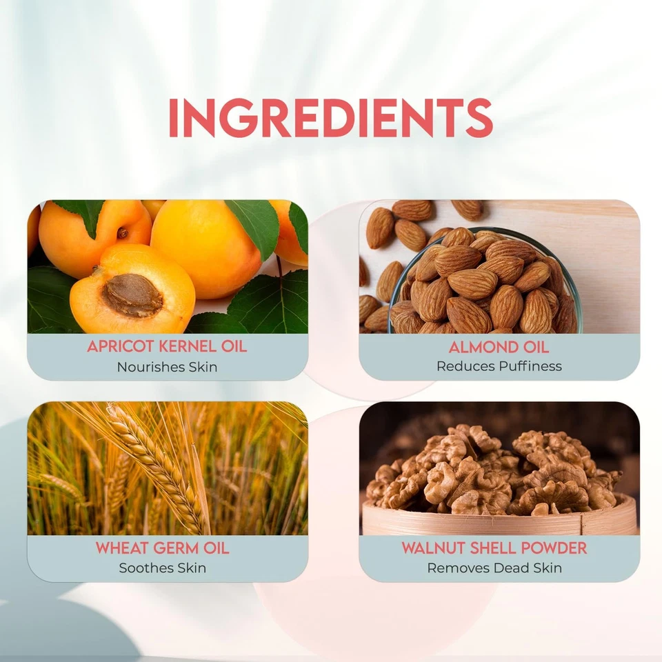 Jovees Apricot & Almond Facial Scrub 100gm, - Image 4 of 4