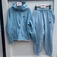 Nike Cerulean Baby Blue Tech Fleece Old Season Full Tracksuit Size S Small Used