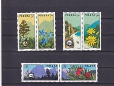 SA08a Poland 1975 The 100th Anniv of the Mountain Guide Organisation mint pairs