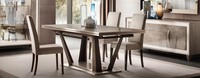 Luxus MöBel Esstisch Tisch Esszimmer Wohnzimmer Holz Edelstahl Design Tische Neu