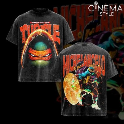Raphael, Leonardo, Michelangelo, Donatello Gildan5000 Cotton T-Shirt Vintage