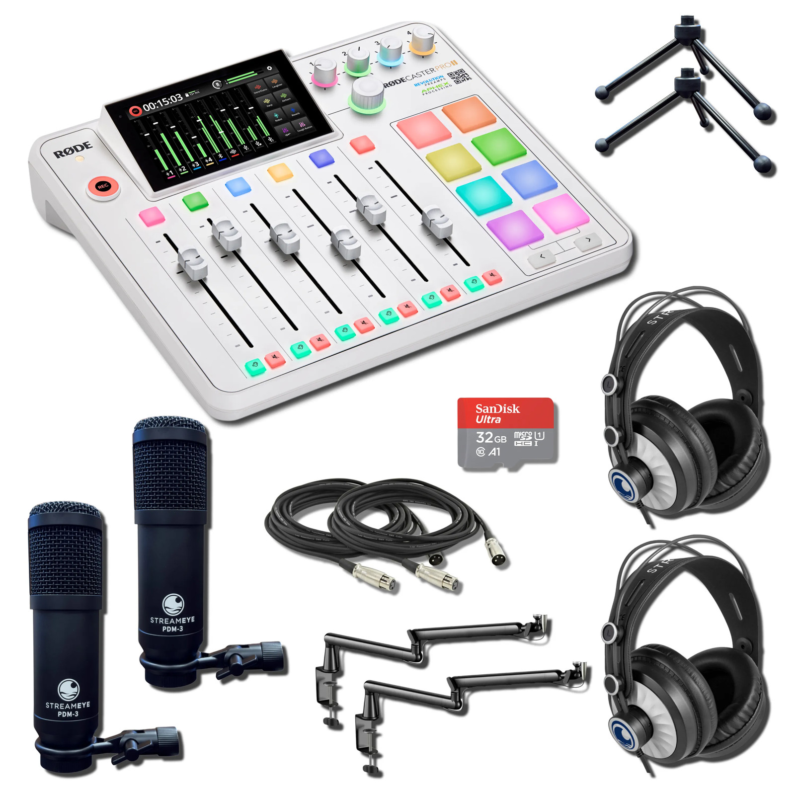 Rode RODECaster Pro II White Podcast Console