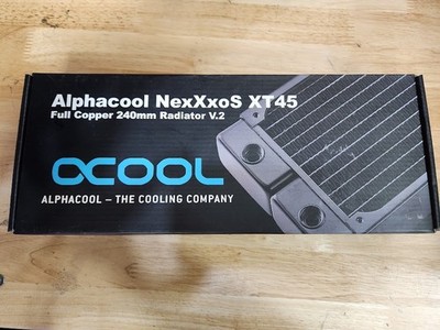 Alphacool Nexxxos XT45 Full Copper 240mm Radiator V.2 White