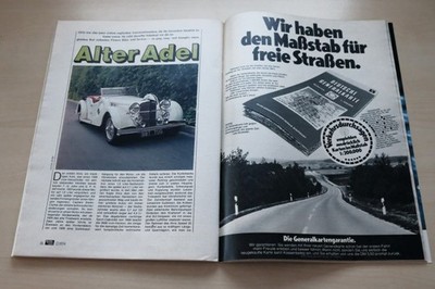 Auto Motor Sport AMS 12/1974 Alvis Speed 25 mit 110PS in einer seltenen Vorstell