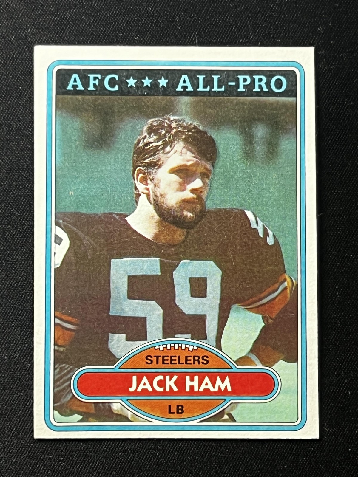 Jack Ham #10 Football Cards 1980 Topps trading card — raw and PSA graded price guide
