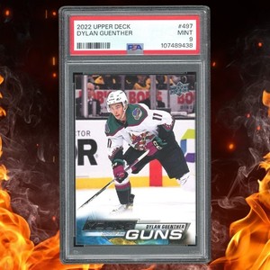 2022-23 Upper Deck DYLAN GUENTHER Young Guns PSA 9 #497 
