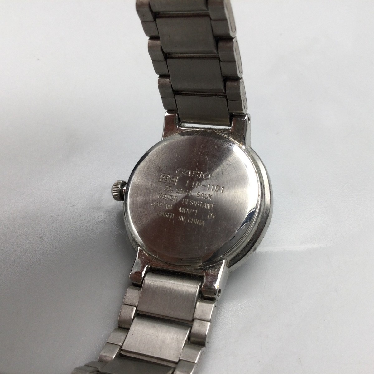 Casio 1330 LTP-1191 Watch Women 25mm Stainless Steel Silver  display picture 3