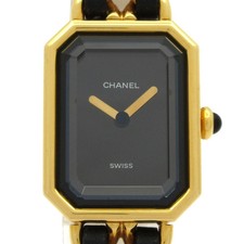 CHANEL Premiere H0001 Gold Black Women's Wrist Watch