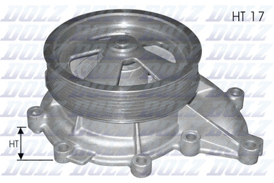DOLZ E114 Wasserpumpe für SCANIA