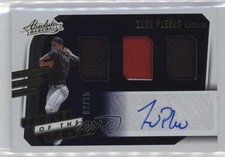 2021 Absolute Tools of the Trade 3 Swatch Signatures 2/25 Zach Plesac Auto 05ks