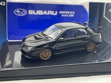 🇺🇦 1:43 Autoart Subaru impreza wrx sti Black 2006 1/43 PAPER PACKAGE LOST