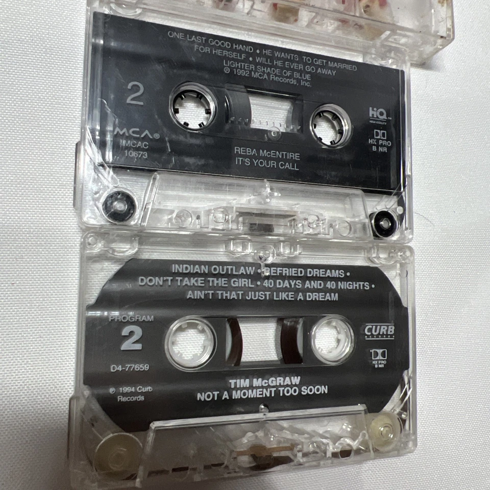 Huge 63 CLASSIC Rock / Country Cassette Tape Lot +Cassette Bag +cassette Cleaner - Image 3 of 4