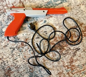 Original Nintendo NES Console Bundle w/ Zappers, Controllers & Game Genie