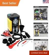 Portable Automotive Smoke Leak Detector with Flow Gauge - Diagnostics Simplified