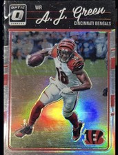 Panini 2016 Donruss Optic A.J. Green #22 Cincinnati Bengals Holo NFL Card