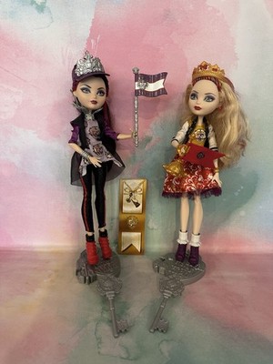 Ever After High~ Apple White & Raven Queen School Spirit Complete Bookmark