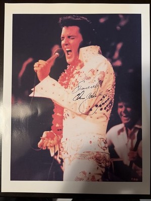 Signed Elvis Presley 8x10 Photo