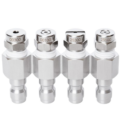 #ad #ad 4 in 1 Pressure Washer Nozzle 2 3 GPM 4 Way Adjustable Rod Spray Soft Wash N... $60.03