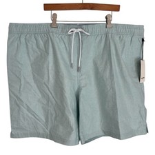 NWT Goodfellow Co. Men s Aqua Drawstring Swim Shorts Size XXL
