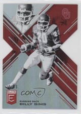 2017 Panini Elite Draft Picks Status Red Die-Cut 10/49 Billy Sims #12 fm0