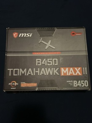 MSI B450 TOMAHAWK MAX II AM4 ATX DDR4 Gaming Motherboard, 4 DIMM, M.2, HDMI