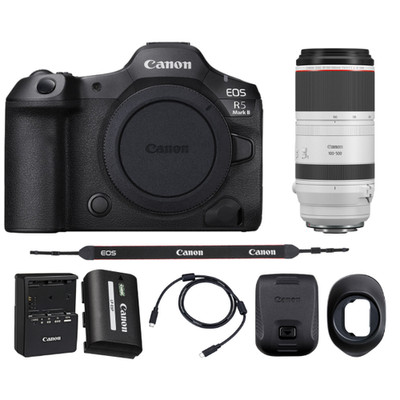 Canon EOS R5 Mark II w/ RF 100-500mm f/4.5-7.1L IS USM Lens