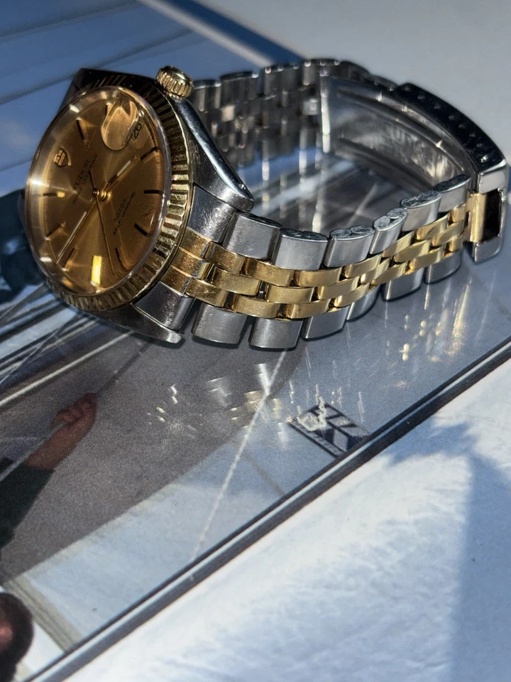 TUDOR Prince Date / Oysterdate, Ref 74033 Two Tone 34mm Men’s wristwatch - Image 3 of 4