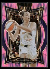 2025 Panini Select WNBA #11 Kathryn Westbeld Pink Flash Prizm Rookie Mercury