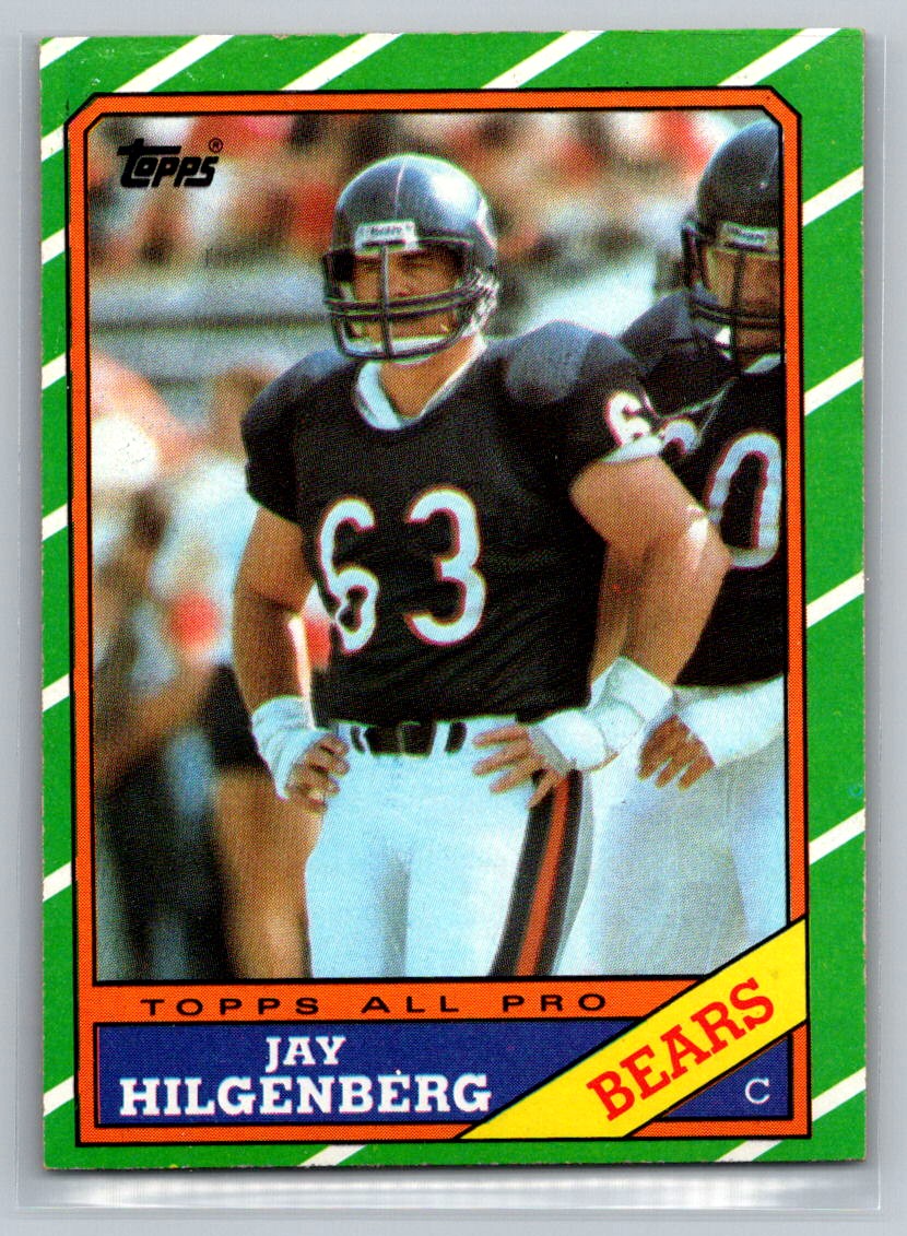 Jay Hilgenberg 1986 Topps Chicago Bears #17 RC
