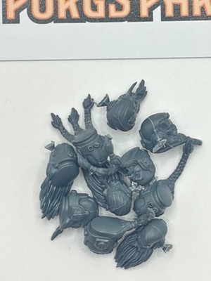Warhammer 40K Space Wolf Guard Terminators 2025 5x *Random* Heads (BITS)