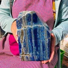 12.93LB  Natural Lapis Lazuli Hand Polished Crystal Mineral Specimen Healing