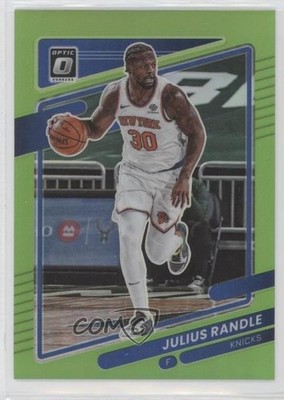 2021-22 Panini Donruss Optic Lime Green Prizm 41/149 Julius Randle #100 17hw