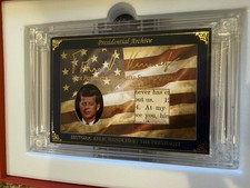 John F. Kennedy Presidential Archive Historic Relic Card 2025 297/649 POTUS