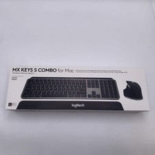 New Logitech MX Keys S Combo for Mac Wireless Keyboard Mouse 920-012839