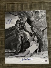 Creature From The Black Lagoon Signed By Ricou Browning +Julie Adams JSA COA