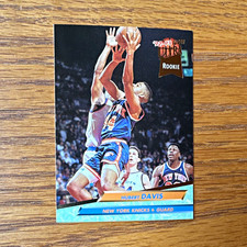 Fleer 1992-93 Fleer Ultra Hubert Davis #321 New York Knicks Rookie Card. rookie card picture